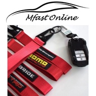 keychain for mobile phone id card strap hanging as Fck Domo shock