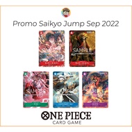 Promo Card 2022 (Black Pack) One Piece GamePromo Saikyo Jump Sep 2022 (P-006-P-010)