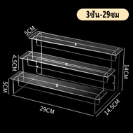 ชั้นวางโมเดล ชั้นวางของอะคริลิค 29/35/40cm ชั้นวางอะคริลิคใส สำหรับ ตู้โชว์กระจกและ IKEA แบบ 5/4/3 ช