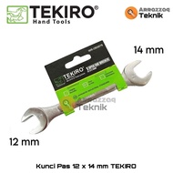 TEKIRO Wrench 12 x 14 mm / Open Ended Wrench 12x14mm / 12 14