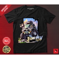 BAJU  SUZUKI JIMNY LIFE T-SHIRT LENGAN PENDEK ROUNDNECK COTTON