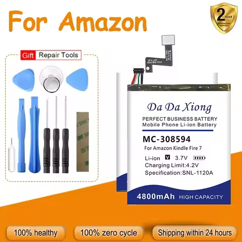Battery for Paperwhite Kindle, S2011-002-A, GP-S10-346392-0100, MC-305070, 1, 2, 3, 4, 5, 6, 7, 5th,