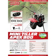 Sale Mesin Bajak Mini Sawah PROQUIP APEX900 / Mini Tiller