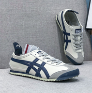 2024 New Onitsuka Tiger Shoes Sneakers 66 Mens Shoes Womens Shoes Brown Black Leather Shoes Fashion Casual Sports Leather Shoes