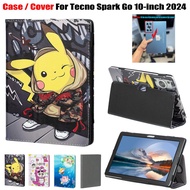For Tecno Spark Go 10-inch 2024 Fashion Cartoon Pattern Drop Resistant Tablet Case Tecno Spark Go 10
