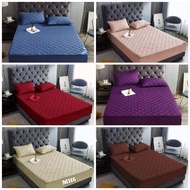 CADAR HILTON QUEEN FITTED/ COTTON CADAR GATAH [READY STOCK]