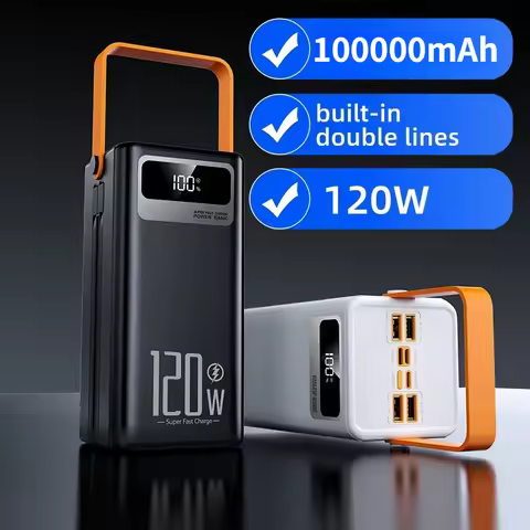 Powerbank 100000mAh 120w Fast Charging Portable Charging Station Laptop Power Bank Portable Power St