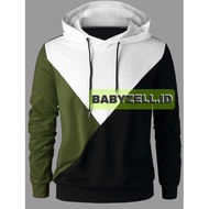 JUMBO MEN'S HOODIE BIGSIZEPOLOS COMBINATION HOODIE SML XL 2XL 3XL 4XL 5XL