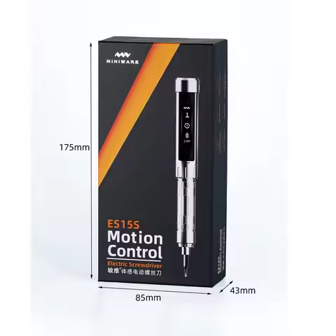 Mini Cordless Electric Power Screwdriver ES120 ES15S Precision Motion Control with STM32 CPU, 3-Axis