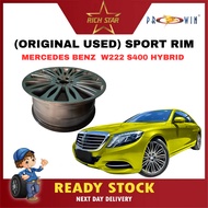 MERCEDES BENZ RIM CAR ACCESSORIES KERETA SERVICE ORIGINAL RIM MERCEDES W222 S400 HYBRID CAR RIMS SET