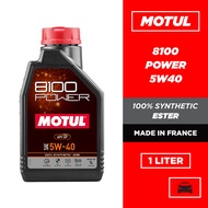 MOTUL 8100 POWER 0W20 5W30 5W40 SP ESTER Fully Synthetic Engine Oil (1L)  10000KM