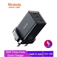 Mcdodo NEW GaN Charger 5 mini 70W/65W Three PortsQuick Charger adapter Cable CH-155