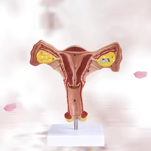 1:1 Human Female Uterus Ovary Fallopian Tubes Model Anatomical Human Anatomy Model Medical Teaching 