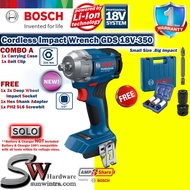 COMBO Bosch 18V 350Nm Cordless Impact Wrench GDS18V-350 Professional GDS 18V-350 F.O.C SOCKET AND BI