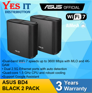 ASUS ZENWIFI BD4-BLACK 2 PACK Dual-band WiFi 7 (802.11be) AiMesh Extendable Router
