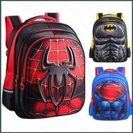 YT3 Spiderman batman elementary school cartoon school bag boy backpack toddler bag superman 3D solid shell TY3