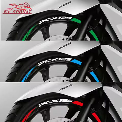 PCX Wheel Sickers For Honda PCX 125 pcx125 2018-2023 Motorcycle Reflective Waterproof Rim Decal Stic