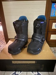 Burton step on set