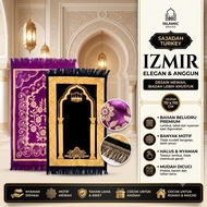 Izmir Prayer Rug Turkishbeludru, Thick, Smooth, Soft, Jumbo Adult Size | Izmir Turkish Prayer Rug be