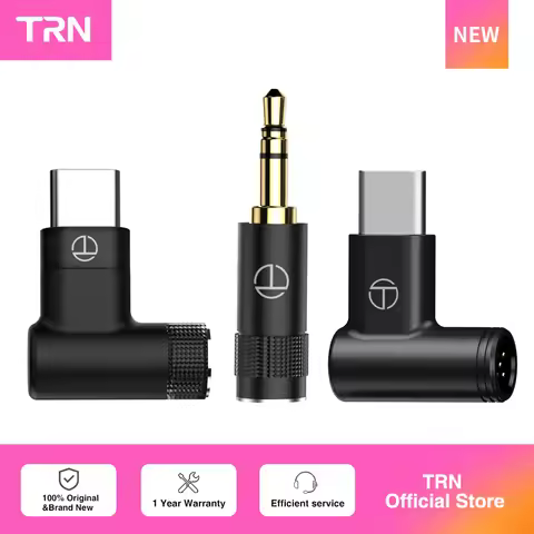 TRN TX T2 Pro Earphone Cable Jack 8 Core Copper Plated Real Gold Upgrade Detachable Cable Jack For A