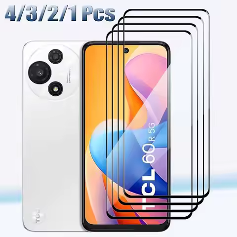 For TCL 60R 5G Screen Protector 9H Clearly Anti-Scratch Full glue Tempered glass film Full Cover 4/3