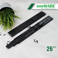ecoWARE NJ3032 Full Extension Drawer Slide Cold-Rolled Steel Drawer Slide Rail High Quality Drawer S