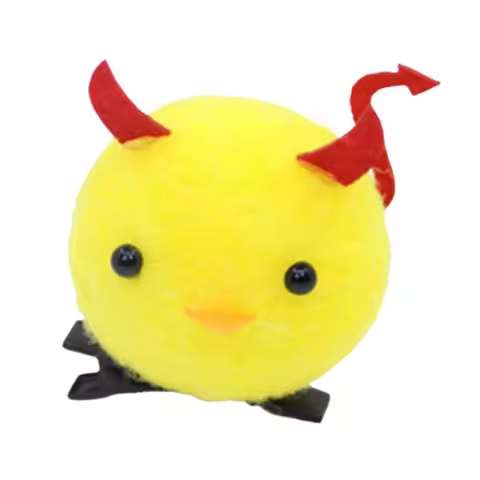 39BC 3D Chicken Hair Clip Cartoon Yellow Chick Duckbill Clip for Child Birthday Party