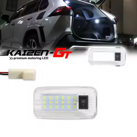1PC White LED Trunk Cargo Area Light For Toyota Camry Venza Sienna RAV4 Mirai Corolla Cross bZ4X Seq
