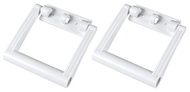 White Aftermarket Plastic Igloo Cooler Replacement Handles for 25-72 qt Coolers 21023 (2)