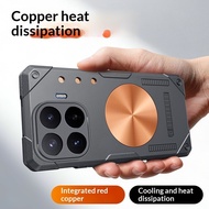 For Xiaomi 17T Pro 17T Casing Magnetic Copper Heat-Dissipating Rugged Armor Case For Xiaomi 17 Pro M