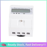 Din-Rail Type Kilowatt Hour Kwh Meter  Anti-Electromagnetic Electric for Measuring Power Fixed Insta