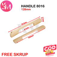 Pegangan Laci Aluminium Kabinet Handle 8016 Brushed Gold Minimalis Furniture Drawer KitchenSet Dapur