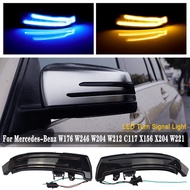 Applicable to Mercedes-Benz W221 W212 W204 W176 W246 X156 Rearview Mirror Flowing Turn Signal Light