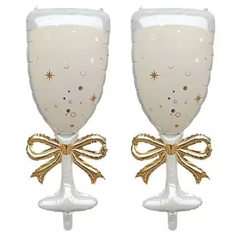 3 Ins-Style Champagne Glasses, 2 Ins-Style Champagne Glasses, 4 Ins-Style Champagne Glasses, Aluminu