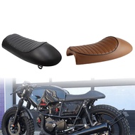 Cafe Racer Motorcycle Two - Person Leather Hump Seat Cushion, Suitable for Honda CB, CL, CB500, CB55