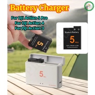 Battery Charger For DJI OSMO Action 5 Pro 4 3 2100mah Battery For DJI Action 5 pro 4 3 Accessories