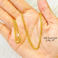 PAWNABLE 18K SAUDI GOLD JAPAN STYLE CHAIN