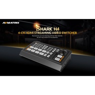 Great texture Professional 4 Channel HDMI Live Stream Video Switcher Multi-Format Mixer For YouTube 