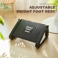 Adjustable Height Angle Foot Rest Ergonomic Under Desk Footrest Tilted Computer Foot Rest Office Hom