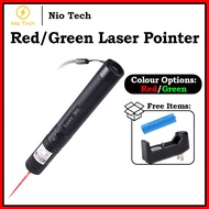 NioTech Red Light Laser Pointer Beam 303 Rechargeable Wireless Long Range Red Laser Pointer Presente