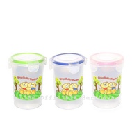 Glass Lid model tupperware kids kids Drinking Bottle tumbler jar Container jar Plastic Seasoning Holder