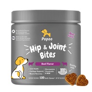 Popoo Aller-Immune Bites for Dogs Seasonal Allergies Dog Chews Food Supplements  อาหารเสริมสุนัข ผิว