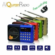 RADIO DIGITAL ALQURAN ELETREE 30 juzu' FREE USB PLUG
