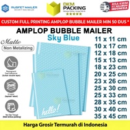 SKY BLUE Bubble Envelope Bag Security Mailer Polybubble Bag Packing RUSFET Package