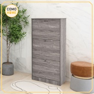 [SIAP PASANG] Como Home Flip Drawer Shoe Cabinet | Almari Kasut | Ready Stock