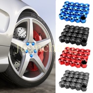 20Pcs 19/21mm Car Wheel Nut Caps Cover Protection Covers Caps Anti-Rust Auto Hub Screw Cover Car Tyre Nut Bolt Exterior Decoration Accessories