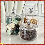 GH|  Sealed Jar 900ml Sealed Jar 900/1400ml Airtight Storage Jar with Bear Handle Capacity Multi-use