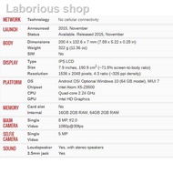 ◘™☈XIAOMI MI PAD 2 USED FULLSET