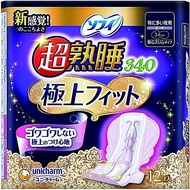 蘇菲 超熟睡極致貼合纖薄型340 夜用衛生棉 12片