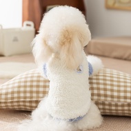 Spring Autumn Puppy Dog Clothes Soft Cute Koala Cloth Stickers Two-legged Fleece Coat Teddy Bichon S